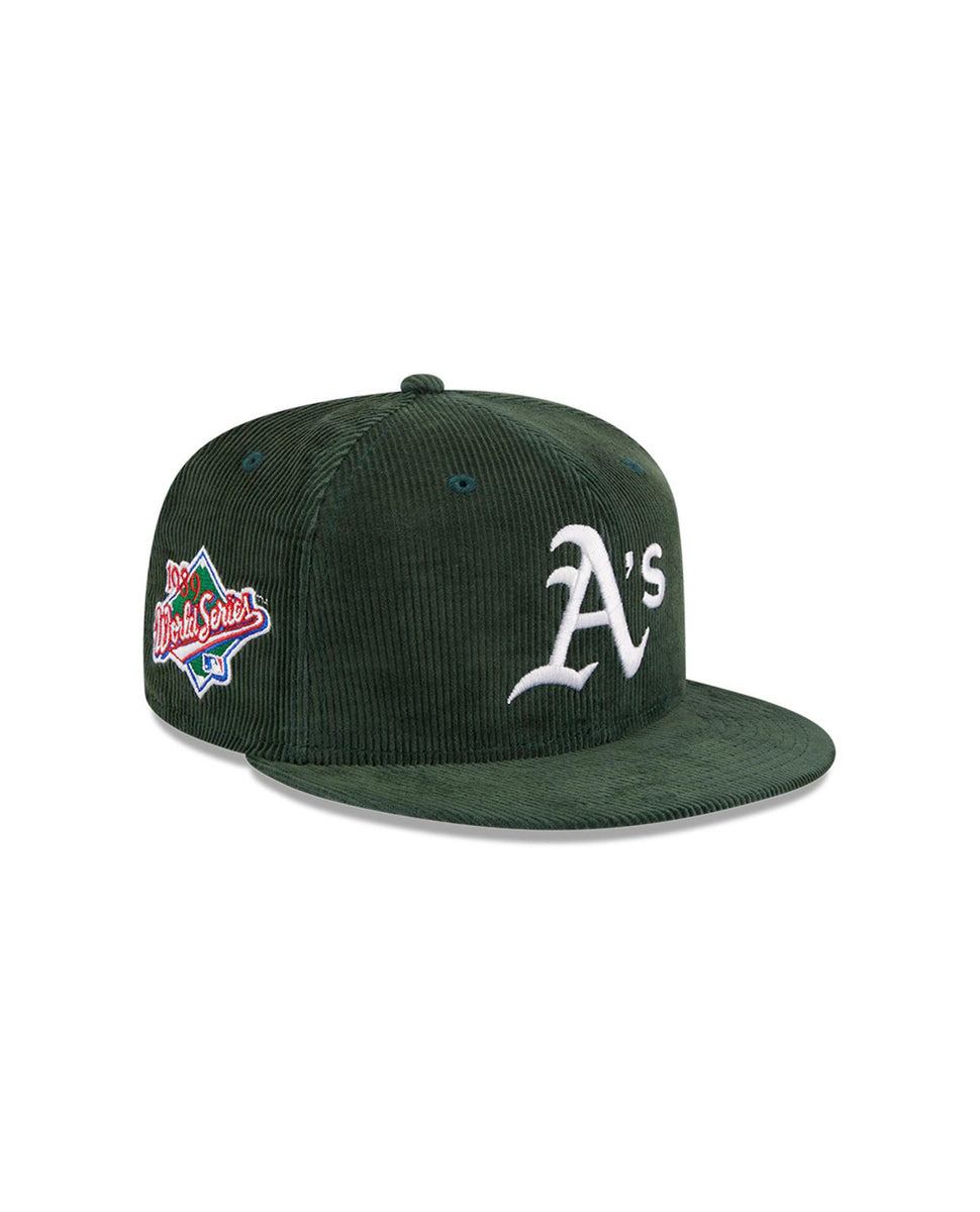 OAKLAND ATHLETICS MYFITTEDS “GTA” COLOR- BLACK CORDUROY LOGO