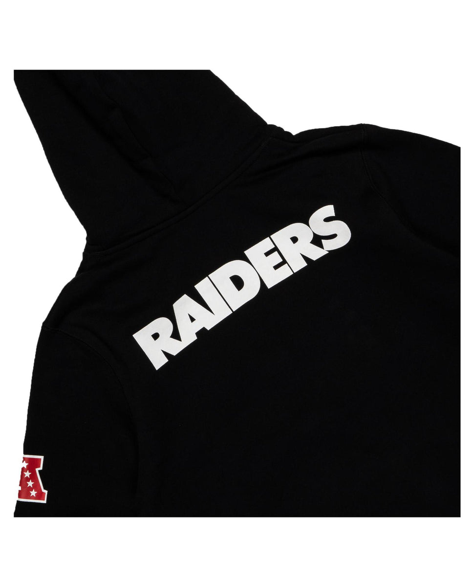 raiders white hoodie