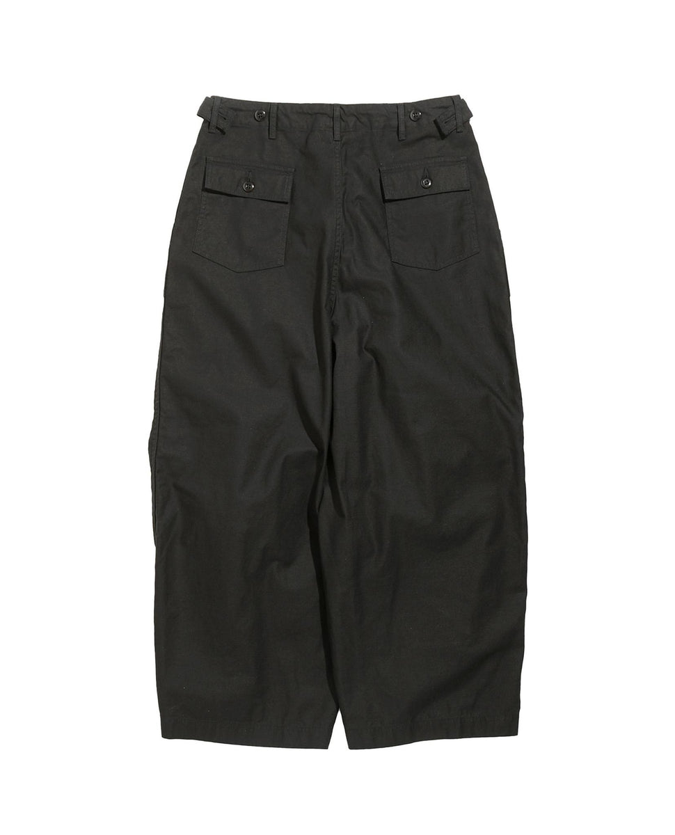 Needles H.D. Pant - Fatigue Black | STASHED