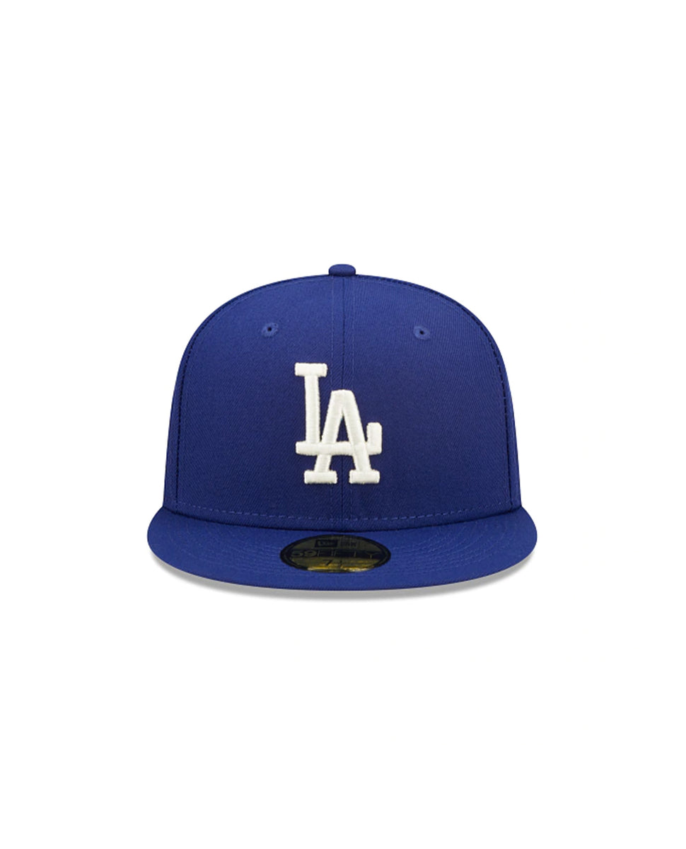New Era Los Angeles Dodgers Pop Sweat 59FIFTY Fitted Hat 5950 Pink Brim  Under