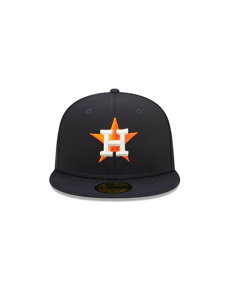 New Era Hat 5950 Houston Astros Fitted Summer Pop Orange