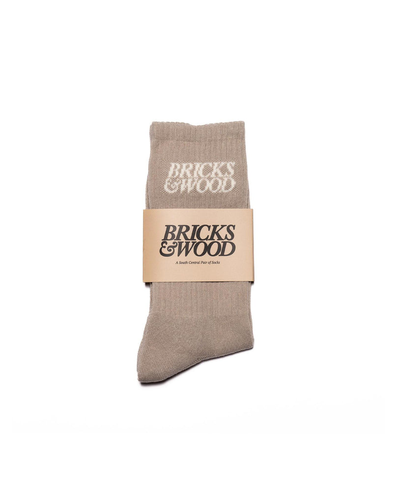 Bricks & Wood Logo Socks