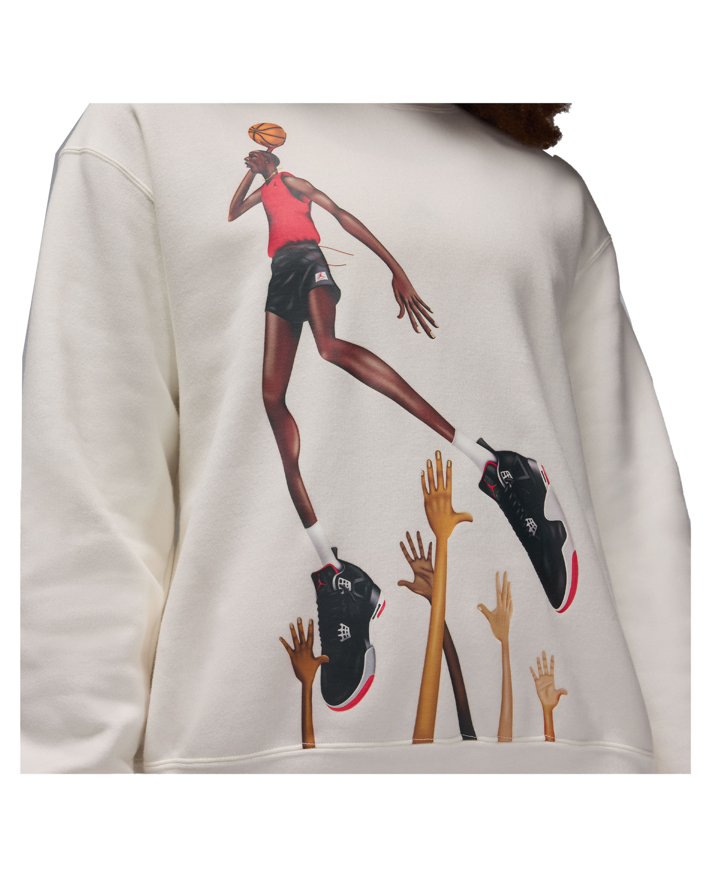 
                    
                      Jordan Artist Series by Darien Birks Women's Fleece Crew-Neck Sweatshirt
                    
                  