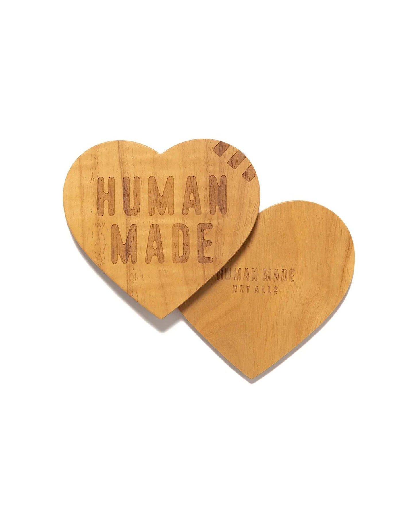 
                    
                      Human Made Heart Wood Coaster Set 2P
                    
                  
