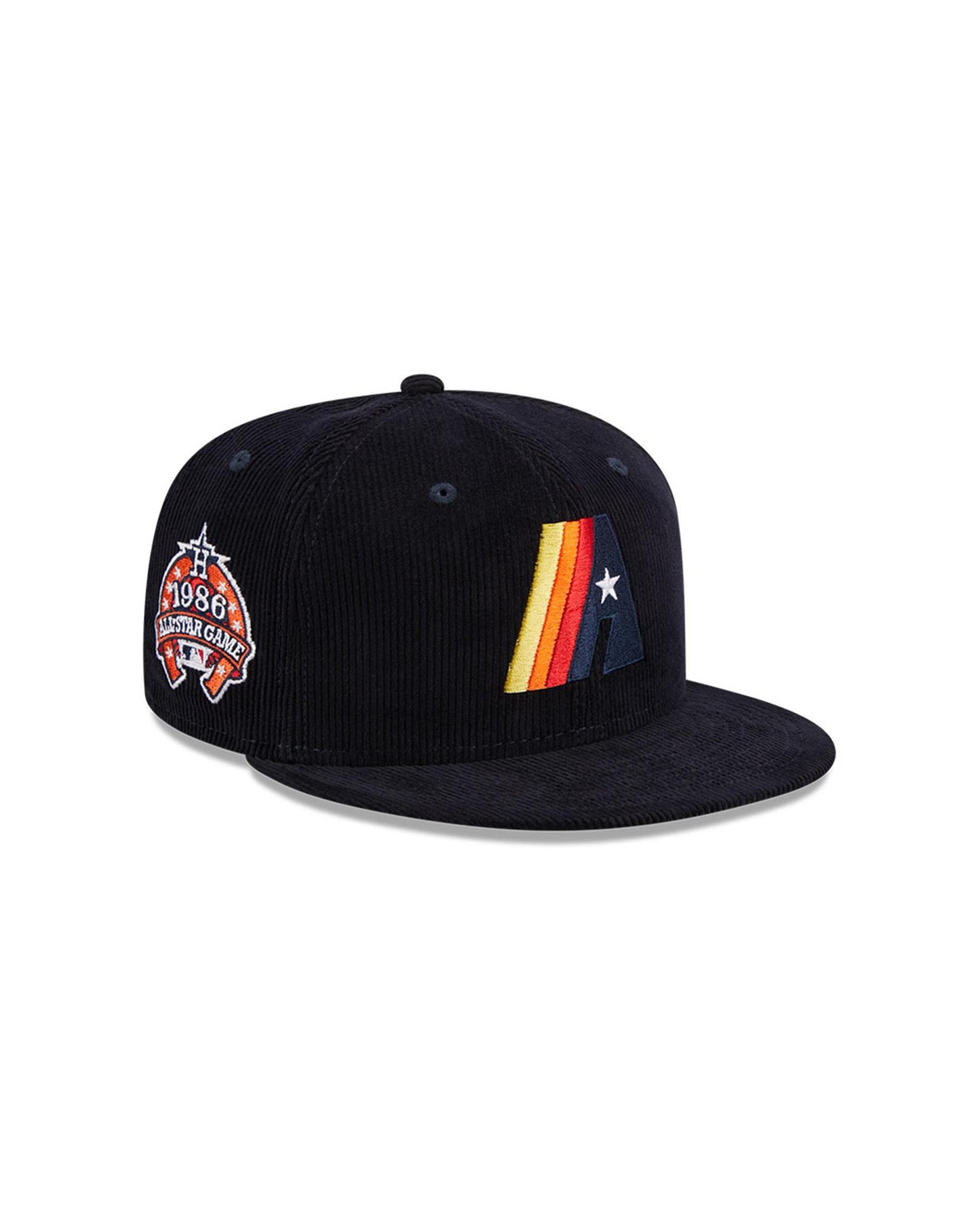 Houston Astros Corduroy Fitted Hat 7 3/4 Black 2000 logo