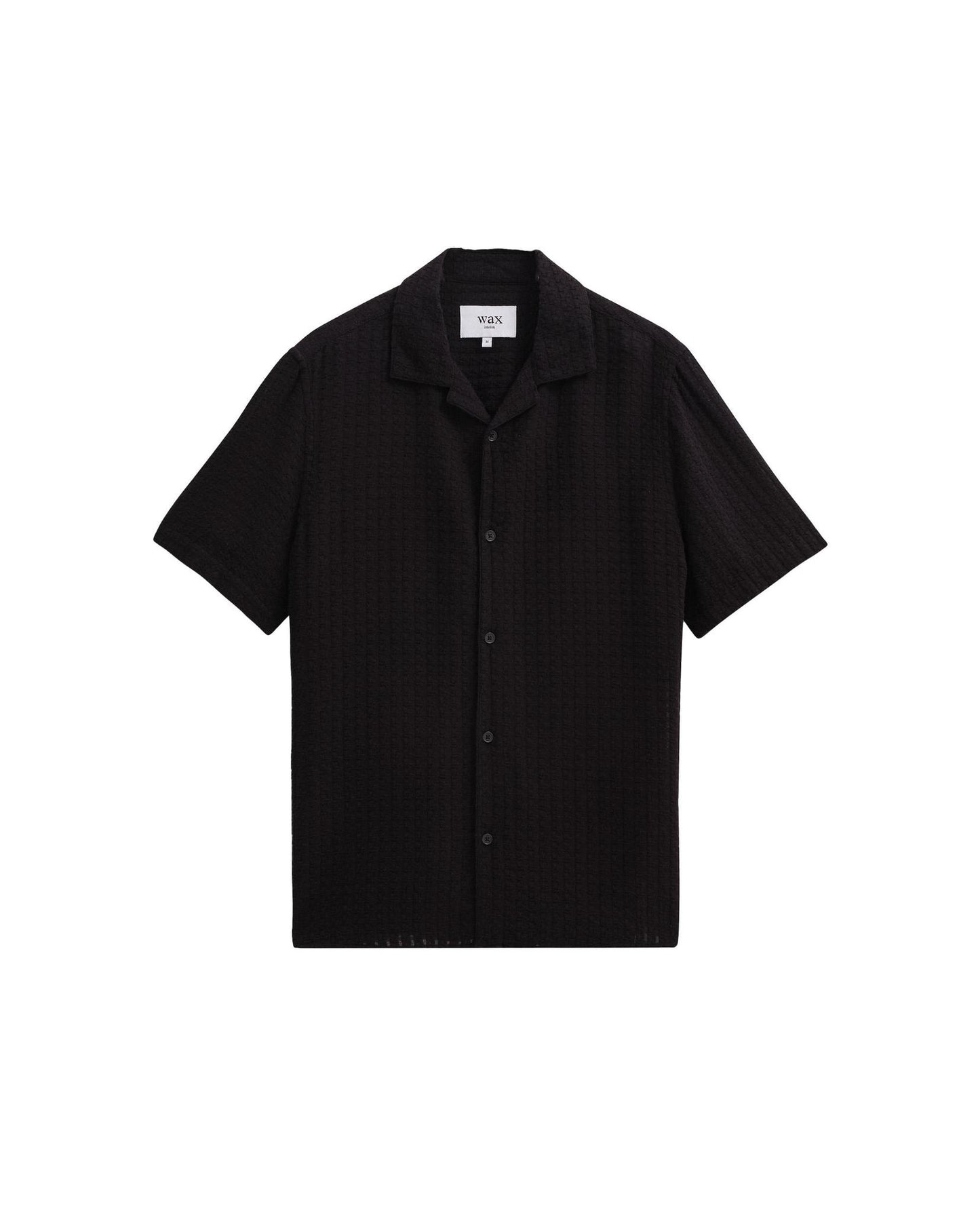
                    
                      Wax London Didcot Short Sleeve Shirt Texture Wave Stripe
                    
                  