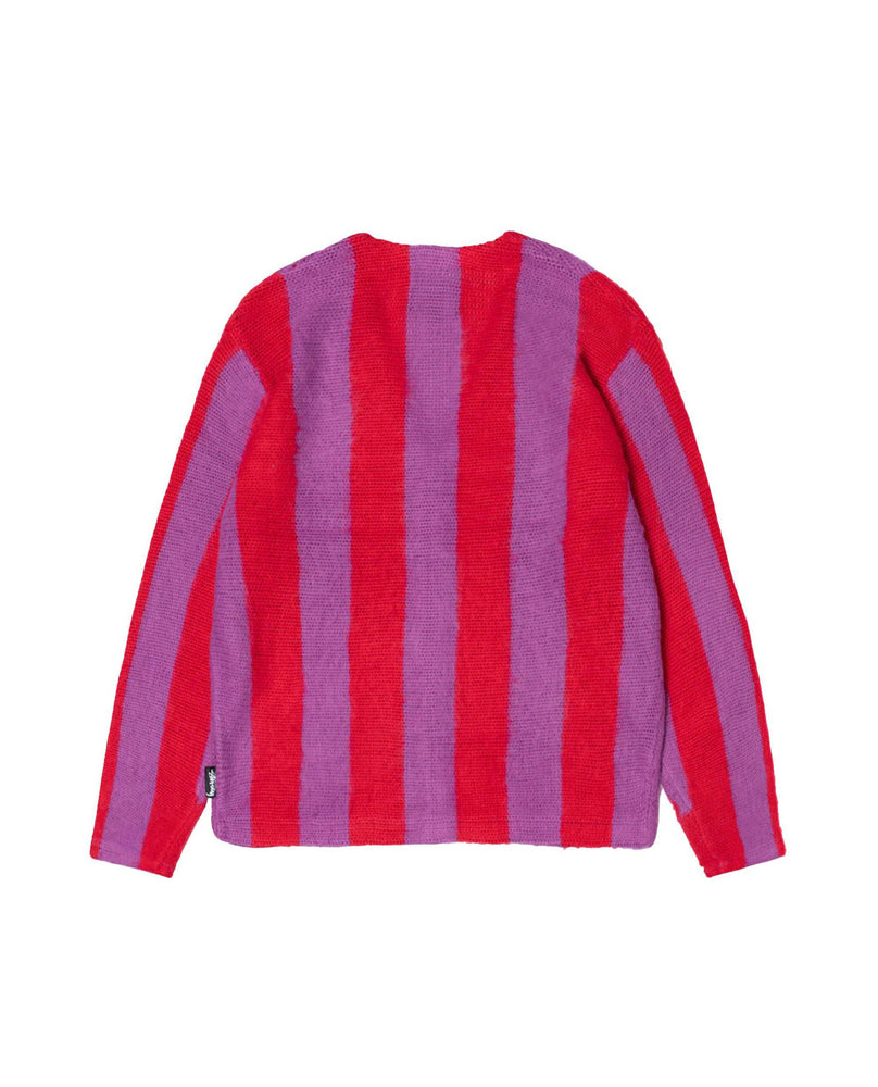 
                    
                      Stussy Stripe Brushed Cardigan
                    
                  