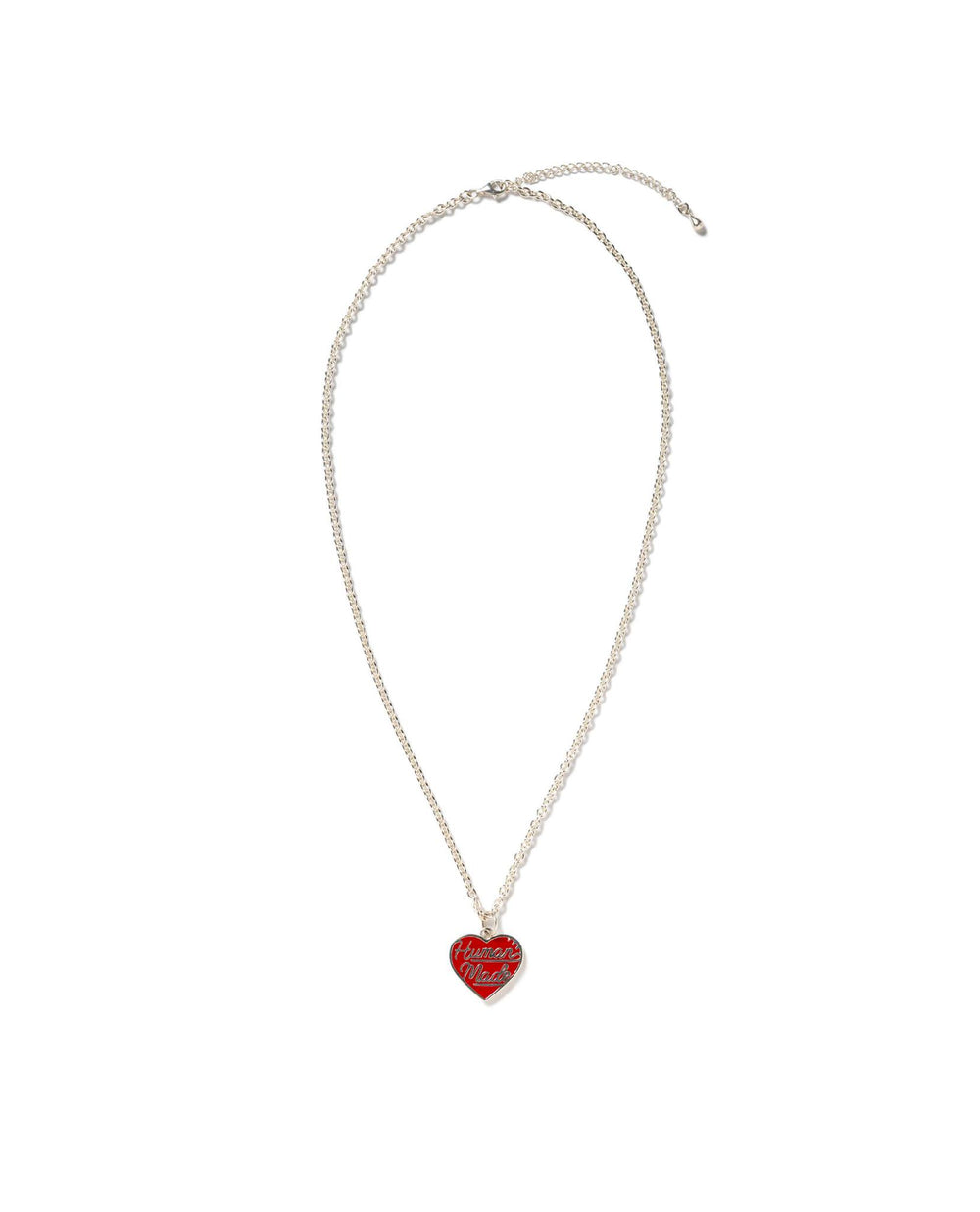 SILVER925COLORHUMAN MADE HEART SILVER NECKLACE - ネックレス