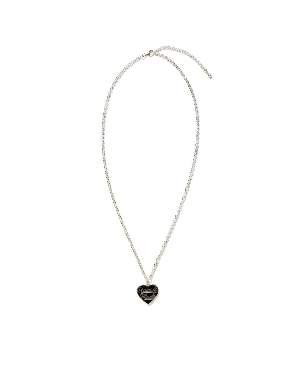 Human Made Heart Silver Necklace | STASHED