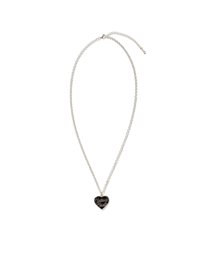 Human Made Heart Silver Necklace