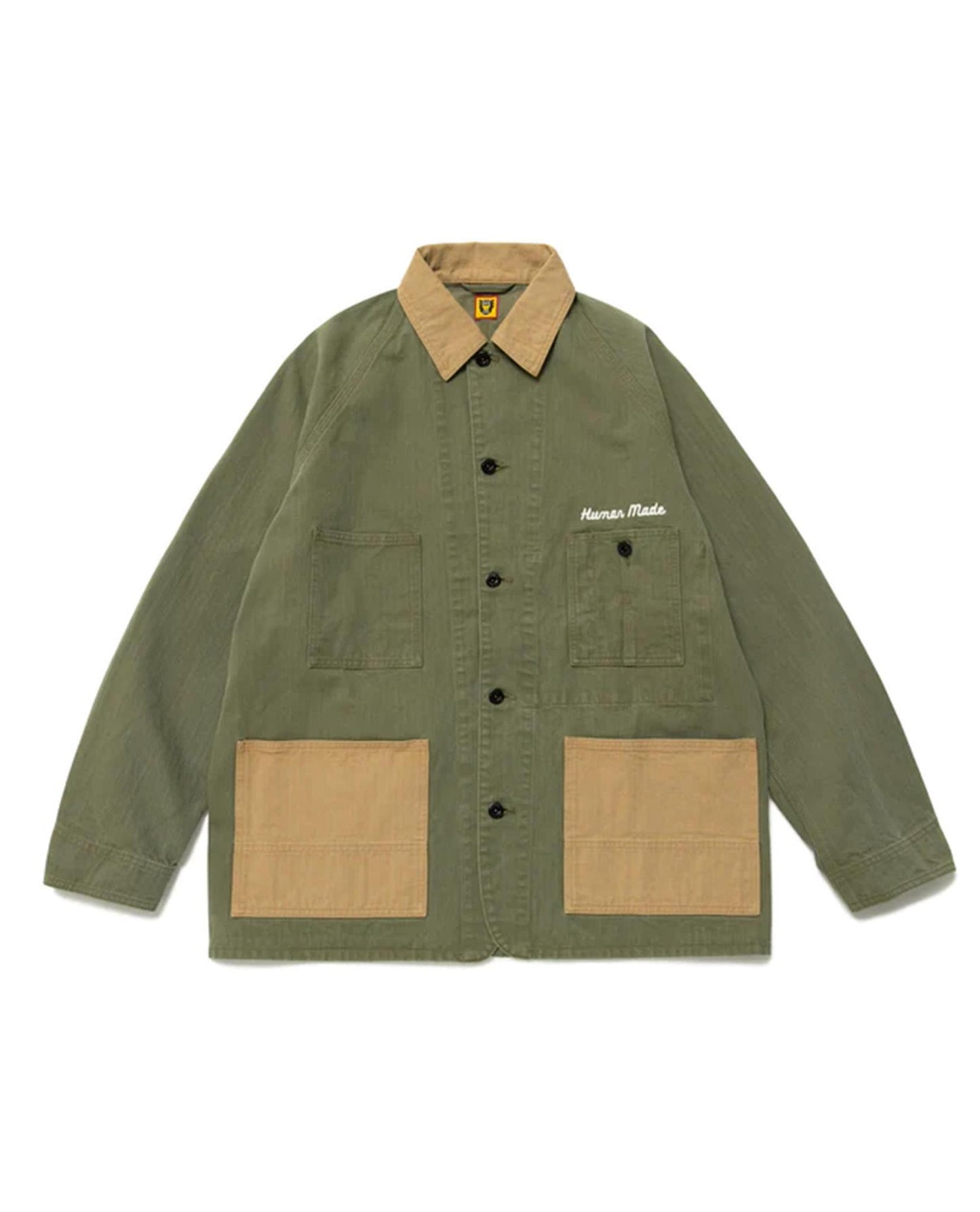 Human Made Herringbone Coverall Jacket | STASHED