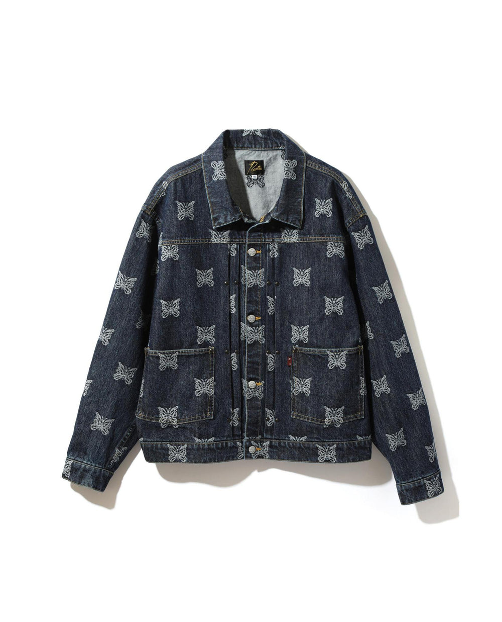 Needles M.W. Jean Jacket - 13oz Denim / Papillon Jacquard