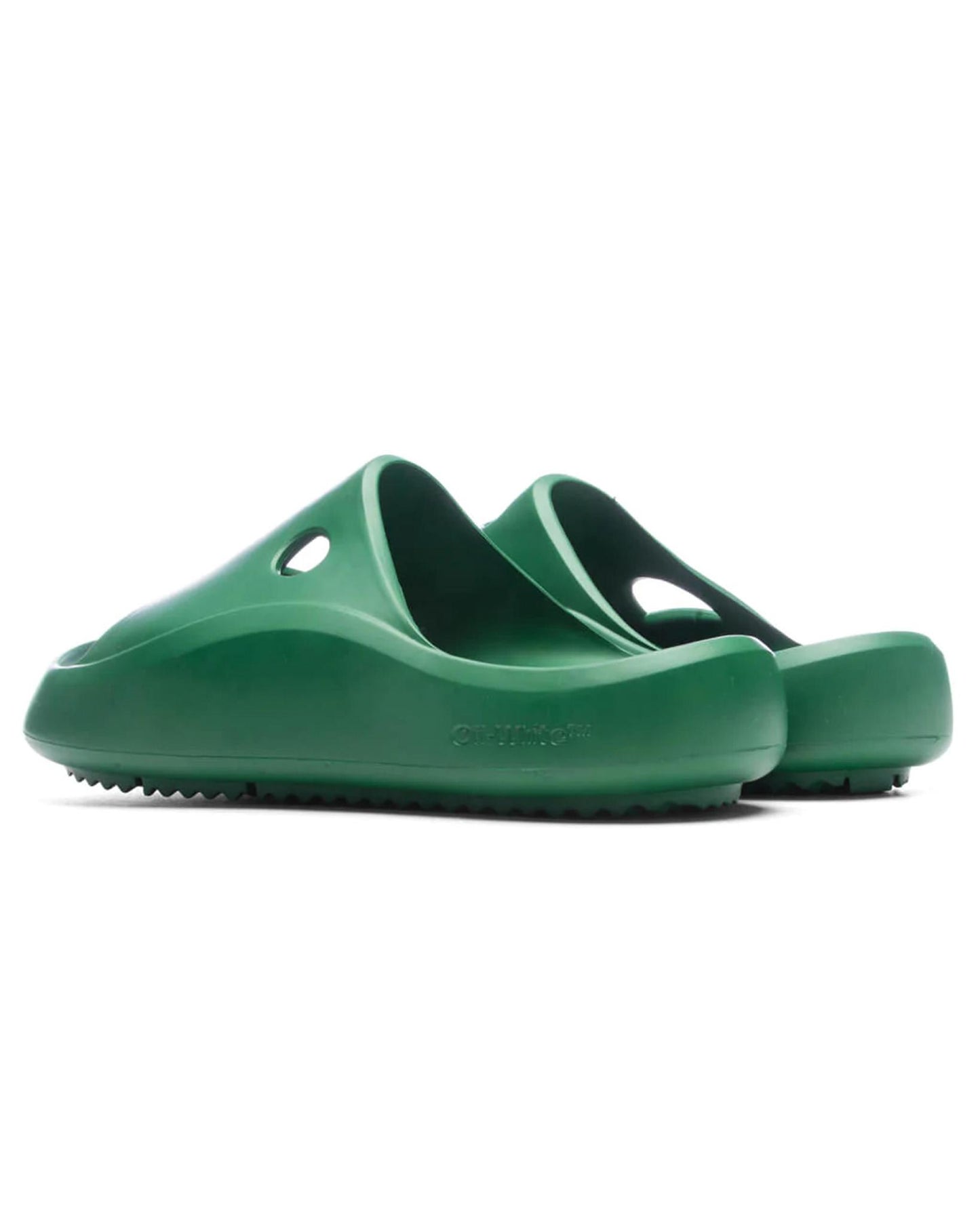 Off-White Meteor Rubber Slider Green | STASHED