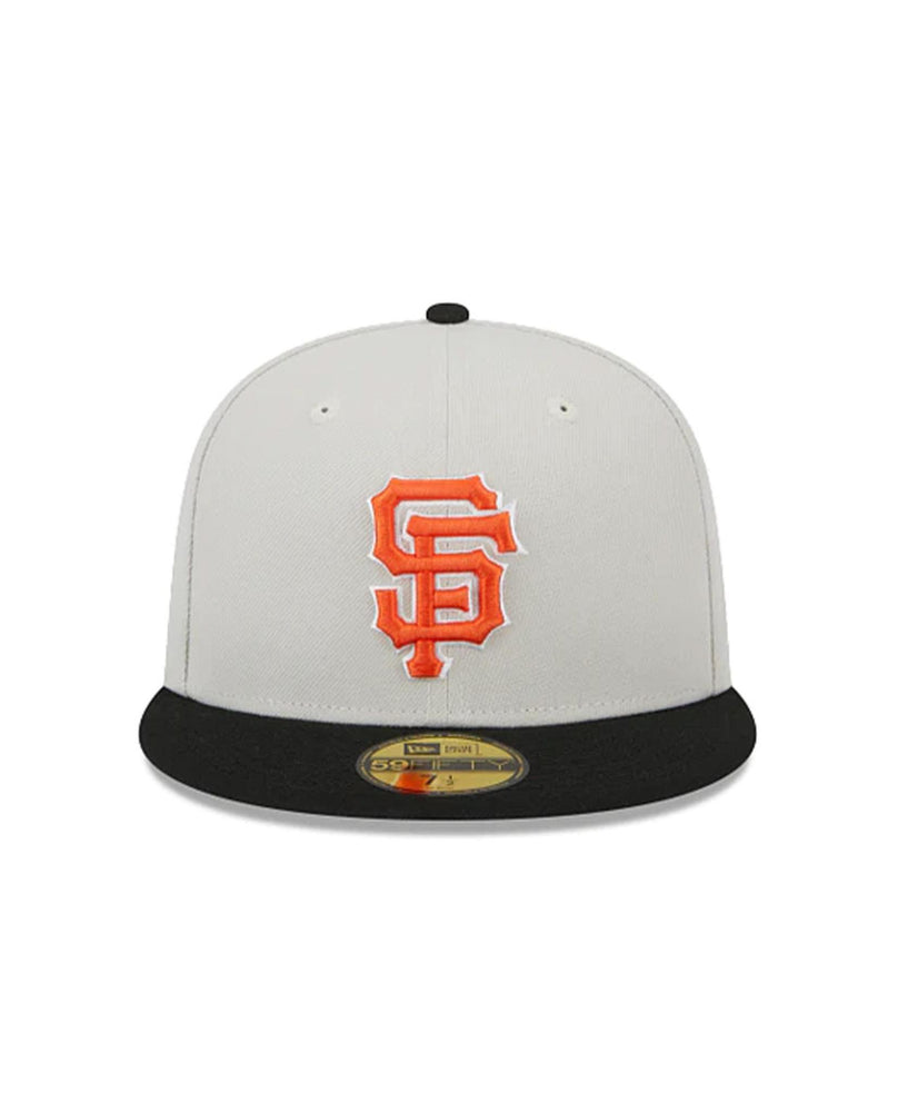 New Era Gray/Black San Francisco Giants World Class Back Patch 59FIFTY Fitted Hat