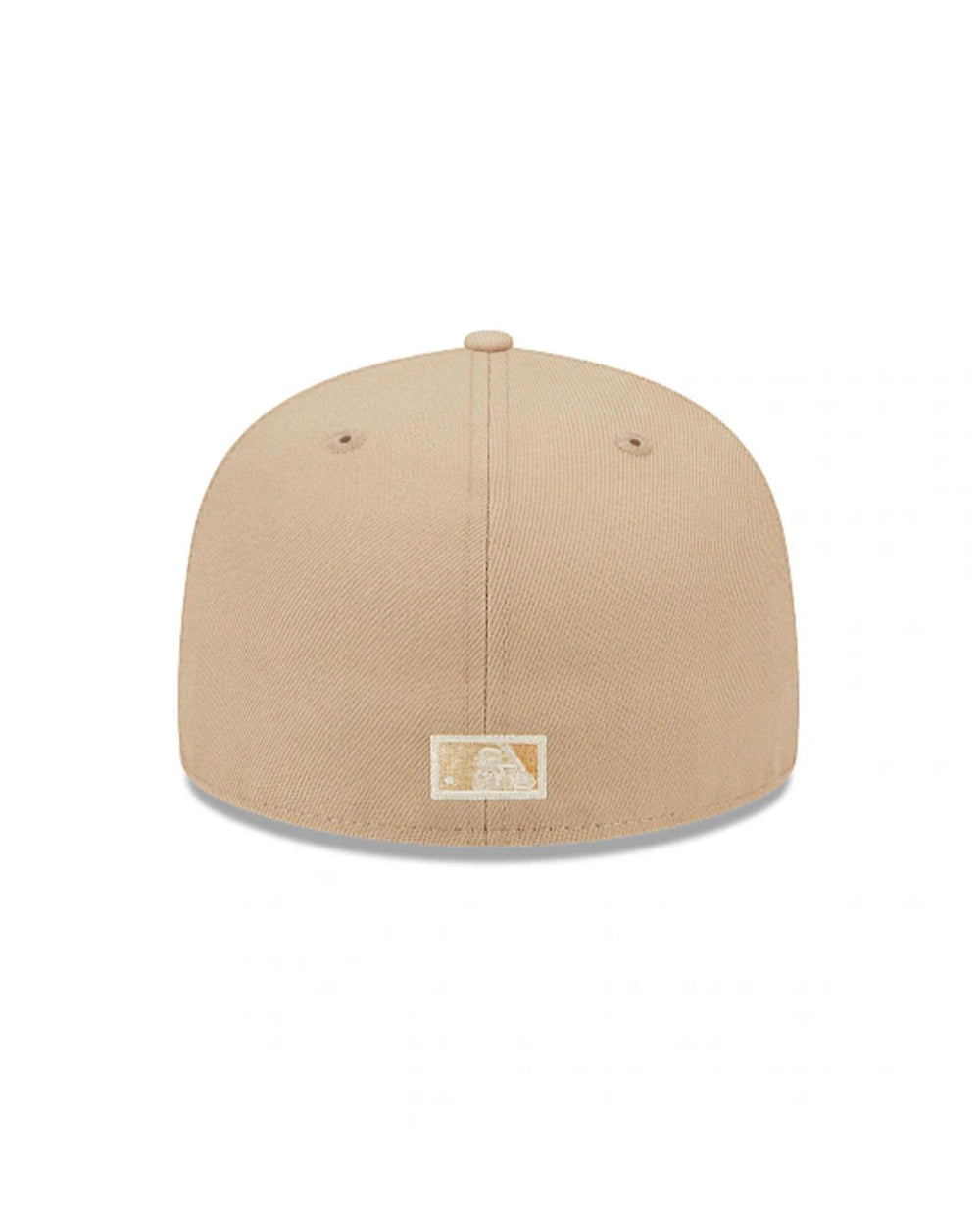 New York Yankees New Era 5950 Basic Fitted Hat - Stone/Camel