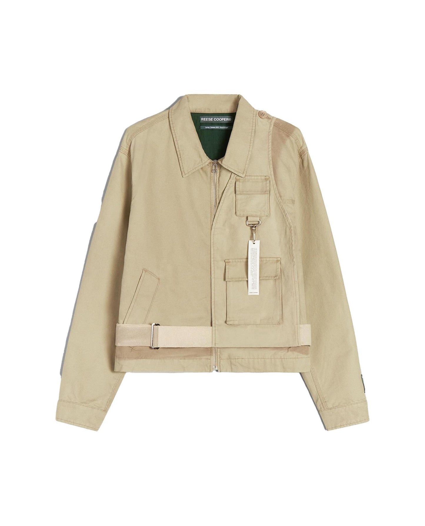 Reese Cooper Sun faded Cotton Work Jacket with Removable