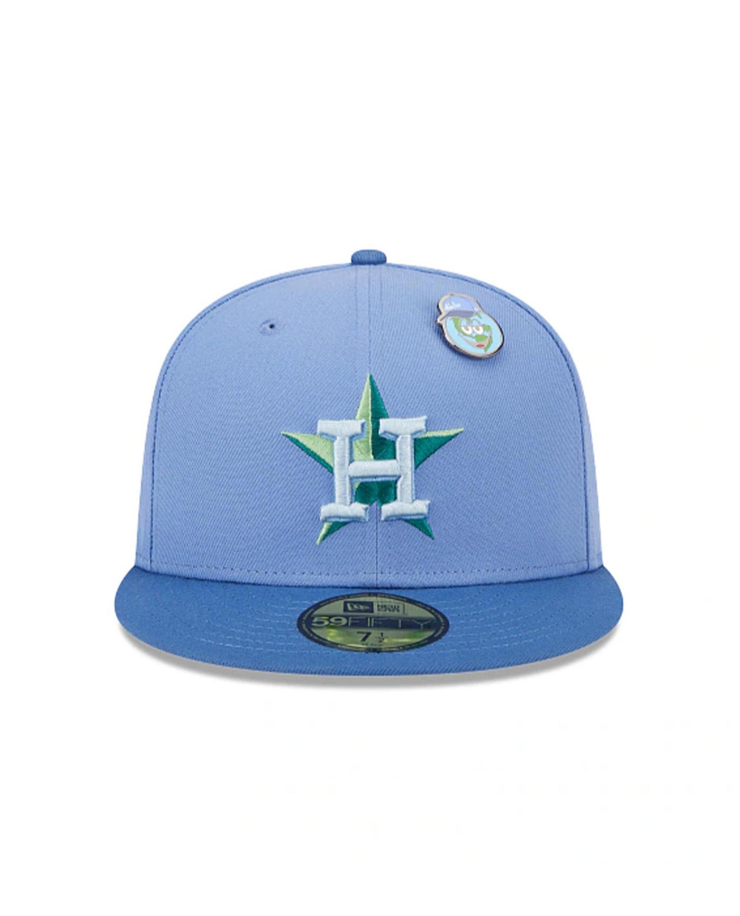 Houston Astros New Era 5950 League Basic Fitted Hat - Black/White