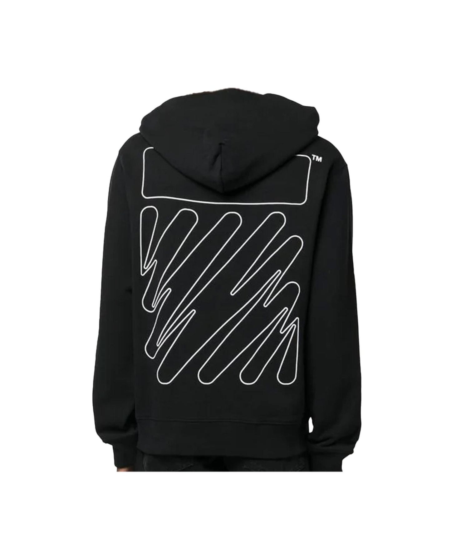 Off-White Wave Outl Diag Slim Hoodie | STASHED