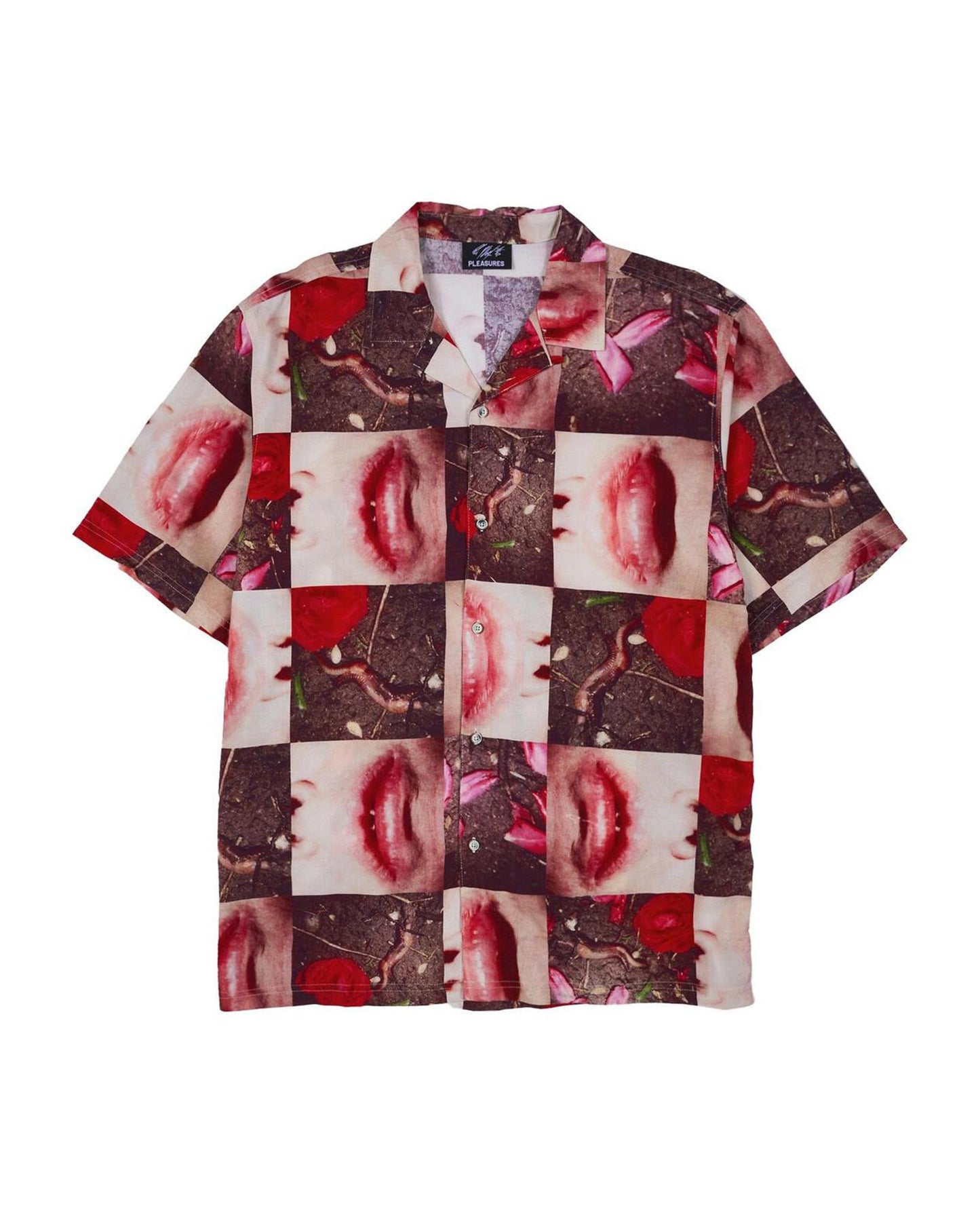 
                    
                      Pleasures Wormy Lips Button Down
                    
                  