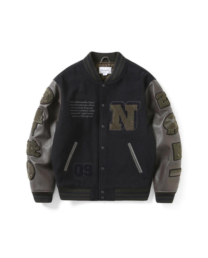 
                    
                      This Is Never That Records Varsity Jacket
                    
                  