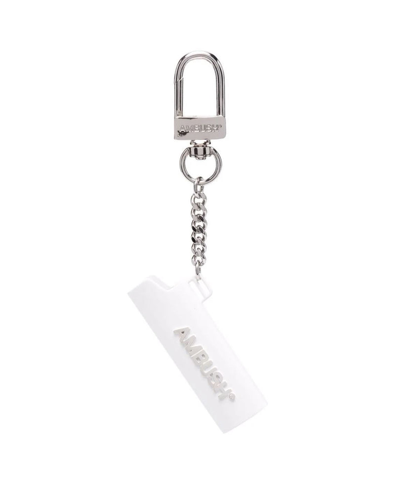 Ambush Logo Lighter C Key Chain White
