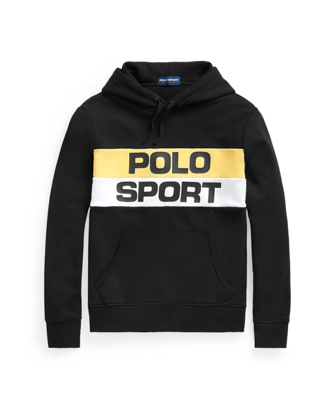 Ralph Lauren Polo Sport Fleece Hoodie Colorblocked Black