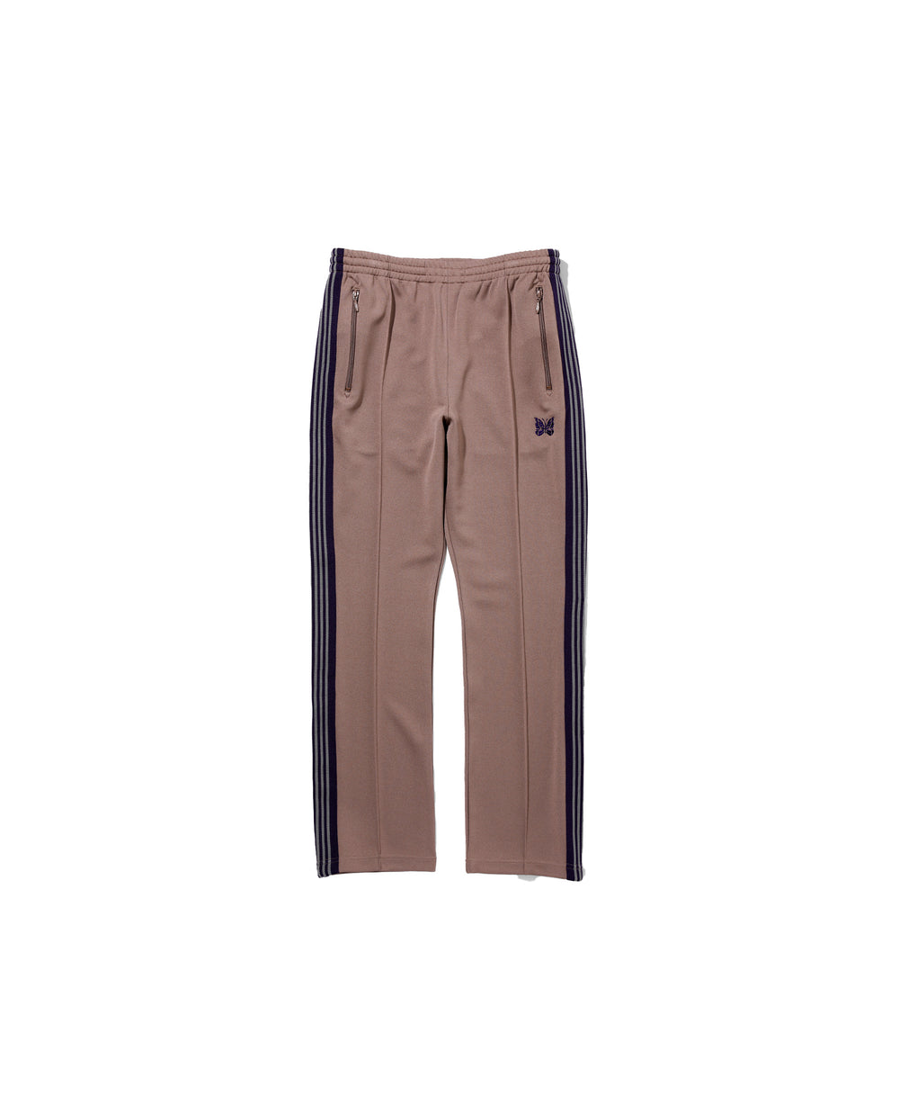 Needles Narrow Track Pant - Poly Smooth | STASHED Purple / L