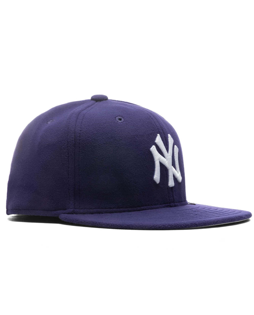 New York Yankees NY ALL-OVER FLOCKING Black-White Fitted Hat