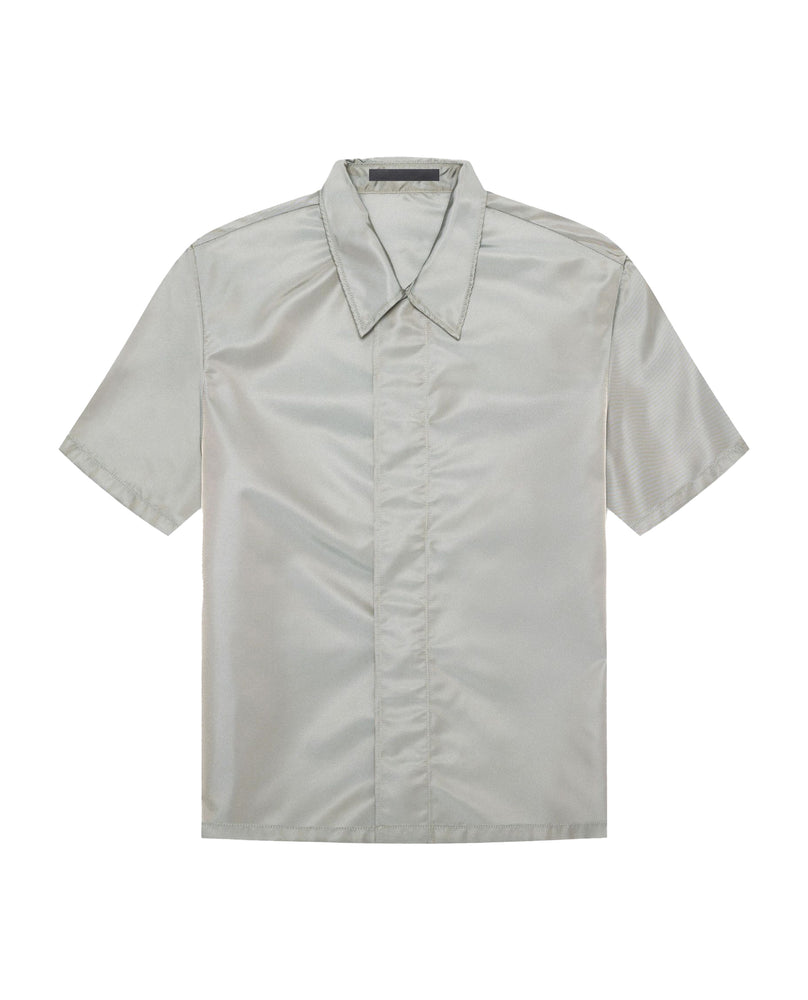 Fear Of God Short Sleeve Nylon Shirt Iridescent Grey