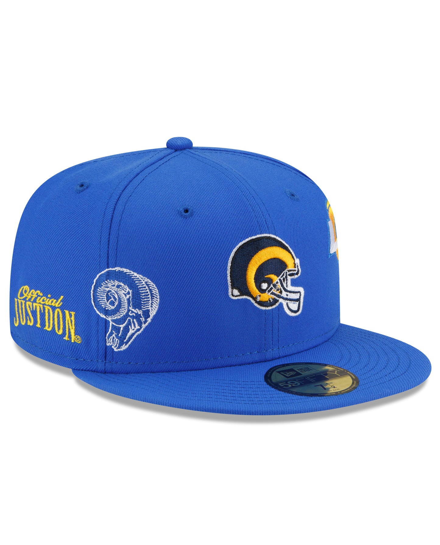 New Era x Just Don NFL 59FIFTY 9704 Los Angeles Rams Fitted Hat, 7 1/8