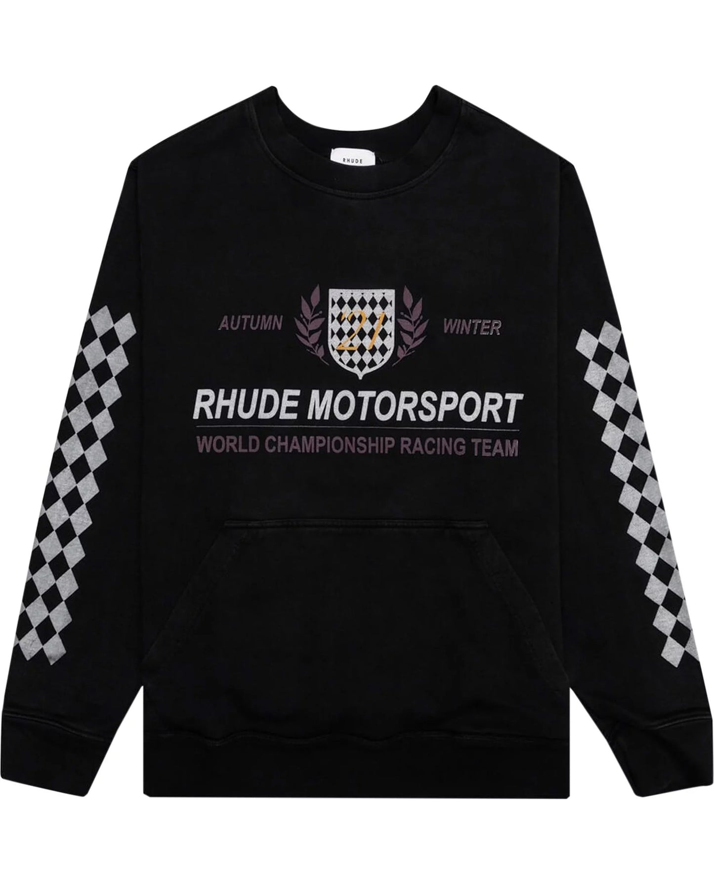 
                    
                      Rhude Motor Crest Crew Black
                    
                  