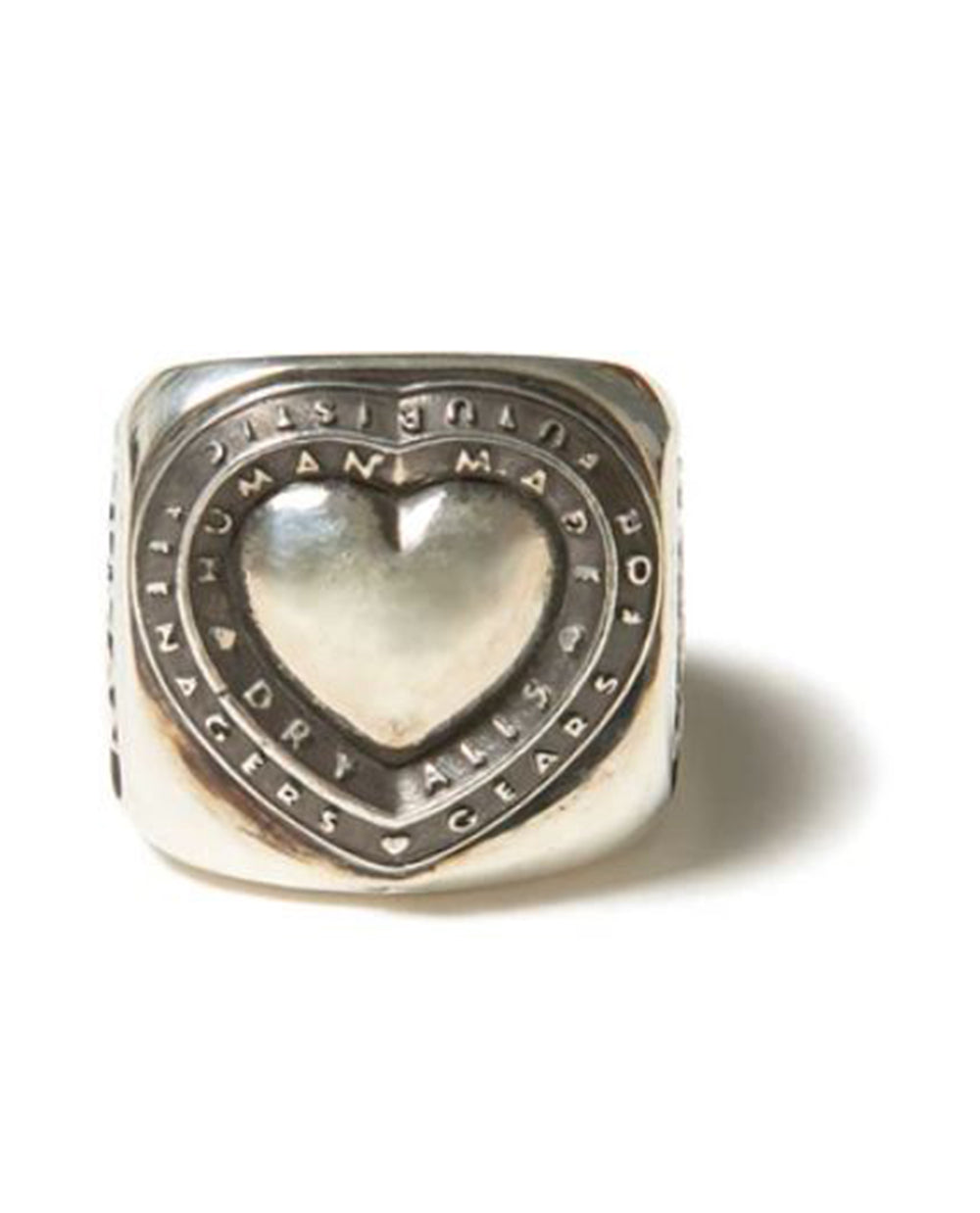 HUMAN MADE Brass Collegiate Heart Ring Release