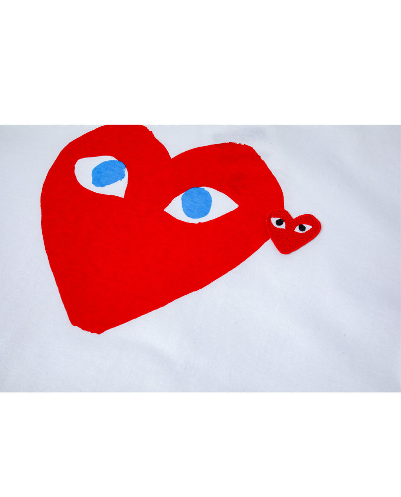 
                    
                      Comme Des Garcons Play Tee Shirt Red Heart
                    
                  