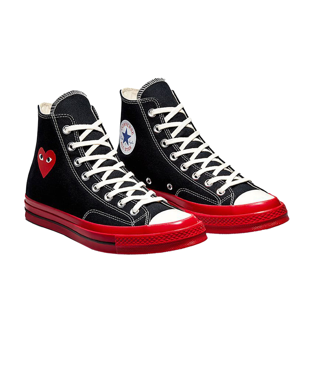 slank Dakraam Natura Comme Des Garcons X Converse Red Sole Chuck 70 High Top Black | STASHED
