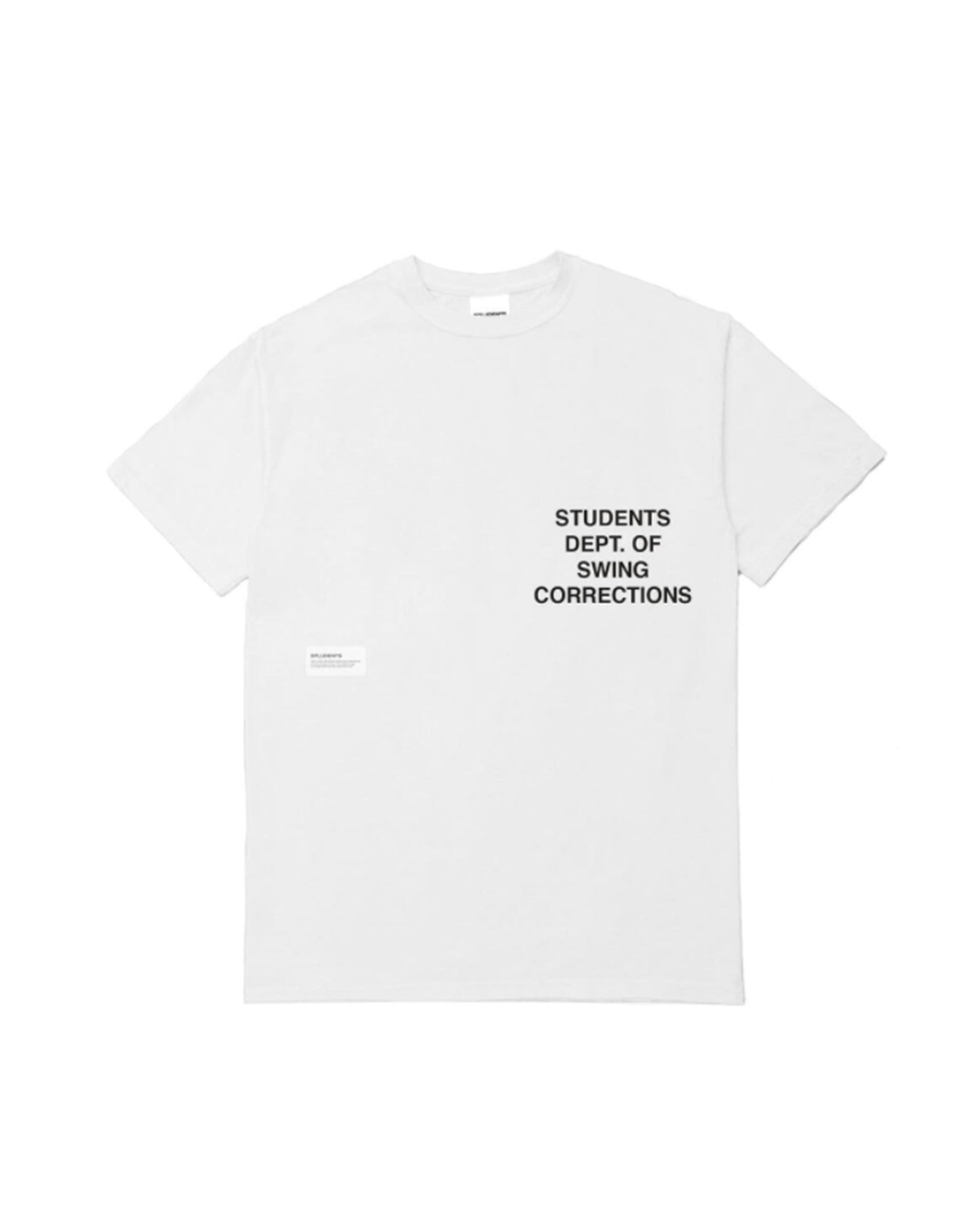 
                    
                      Students Dept Of Swing Corrections Tee Shirt White
                    
                  