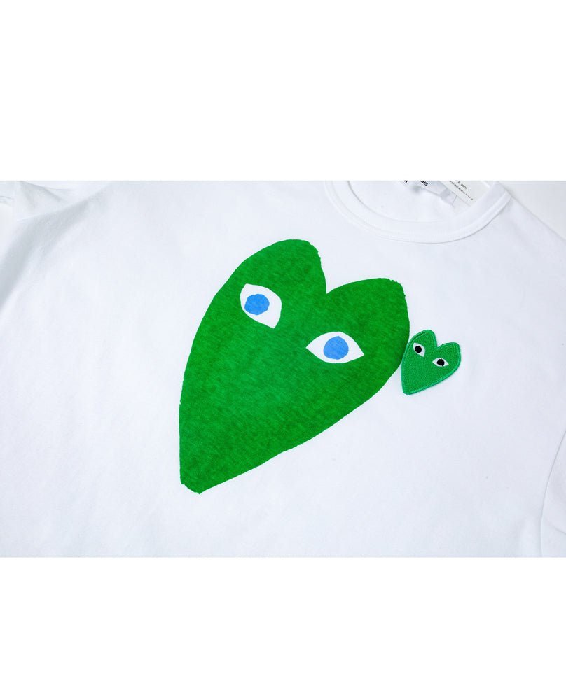 
                    
                      Comme Des Garcons Play Tee Shirt Green Heart
                    
                  