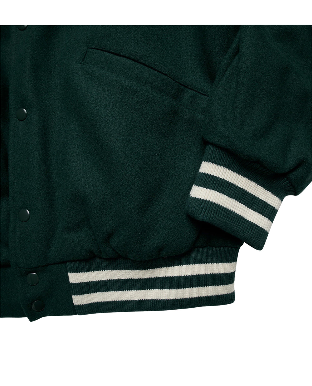 Parra Varsity Jacket Pine Green - UPTOWN