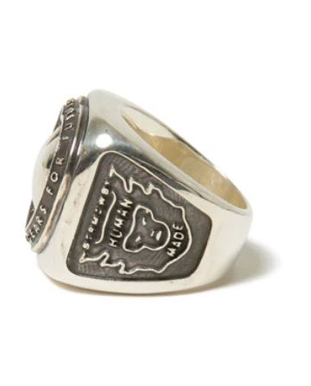 HUMAN MADE Brass Collegiate Heart Ring Release