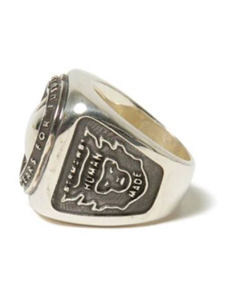 Human Made Heart College Ring Silver – STASHED