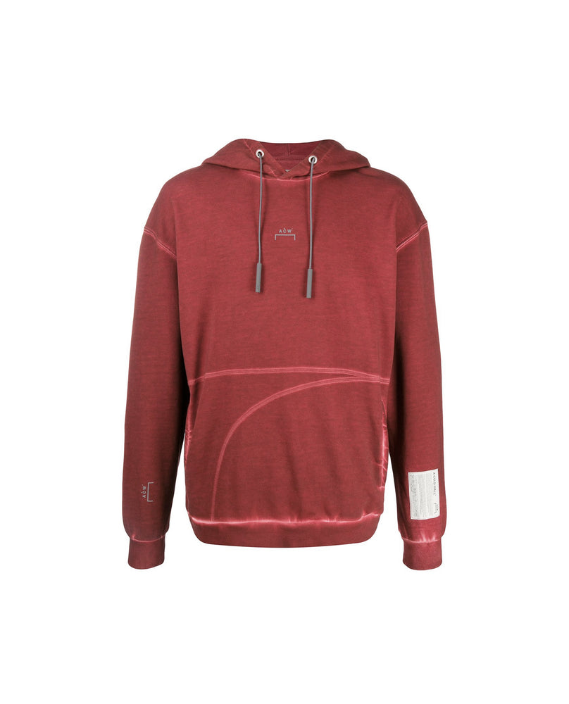A-Cold-Wall Knitted Classic Flat Overlock Hoodie Rust