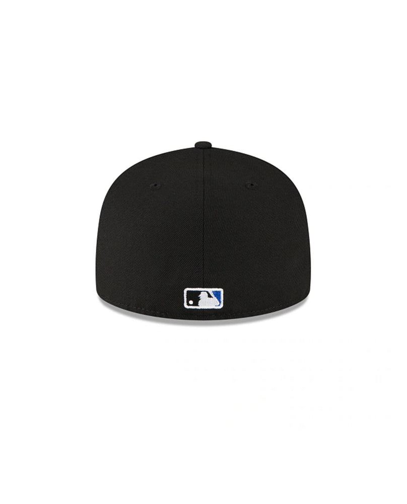 New Era All Black/Gray Bottom MLB All Over Logos 59FIFTY Fitted Hat