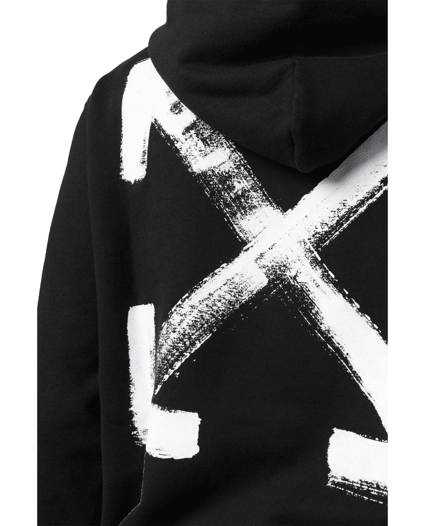 Painted Arrows Hoodie in black