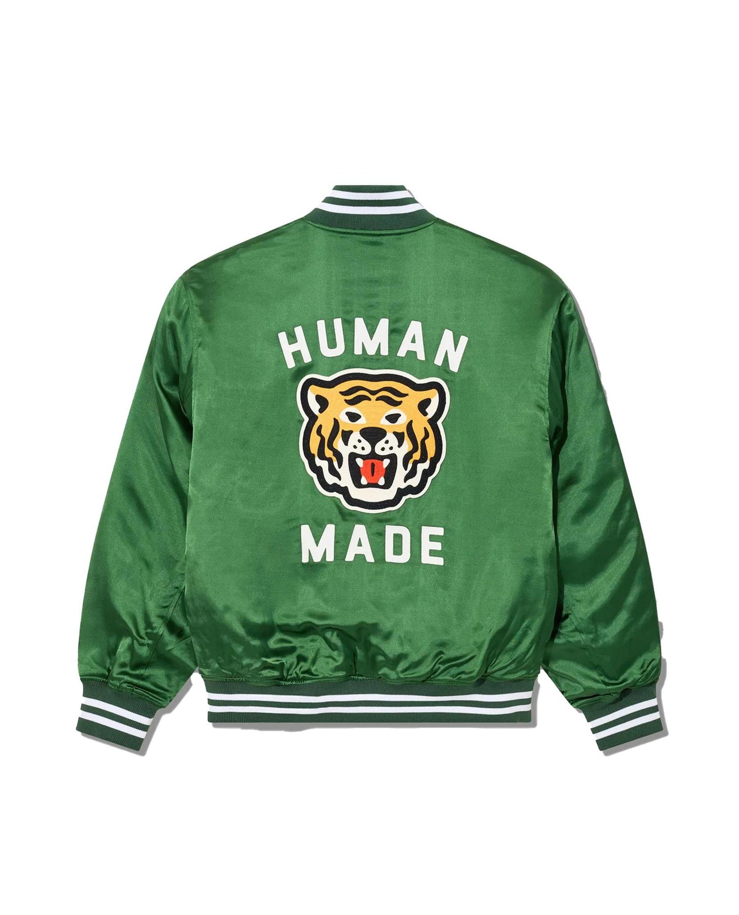 Human Made Dry Alls Tiger Stadium Jacket Green for Men