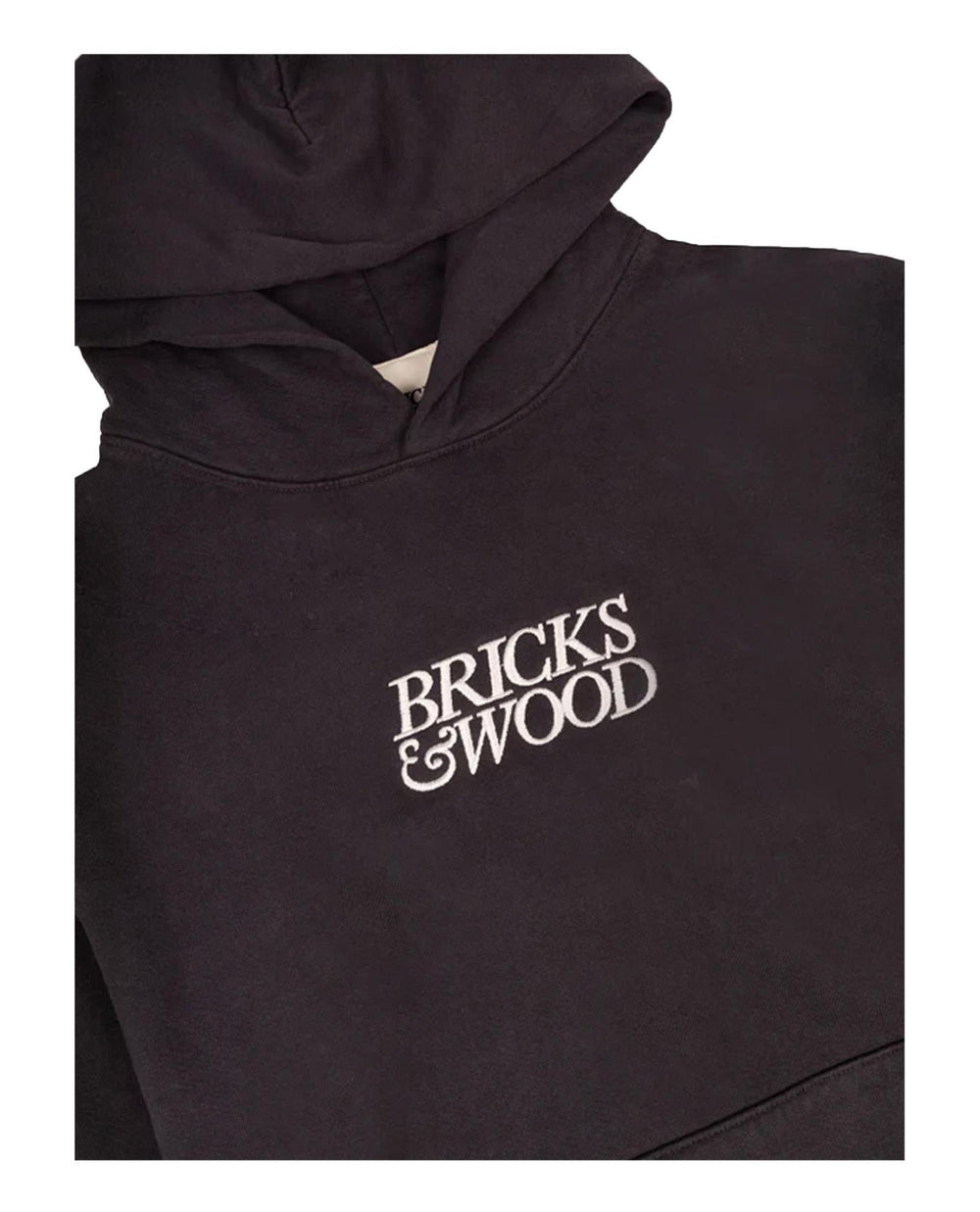 Bricks & Wood Logo Hoodie Midnight | STASHED