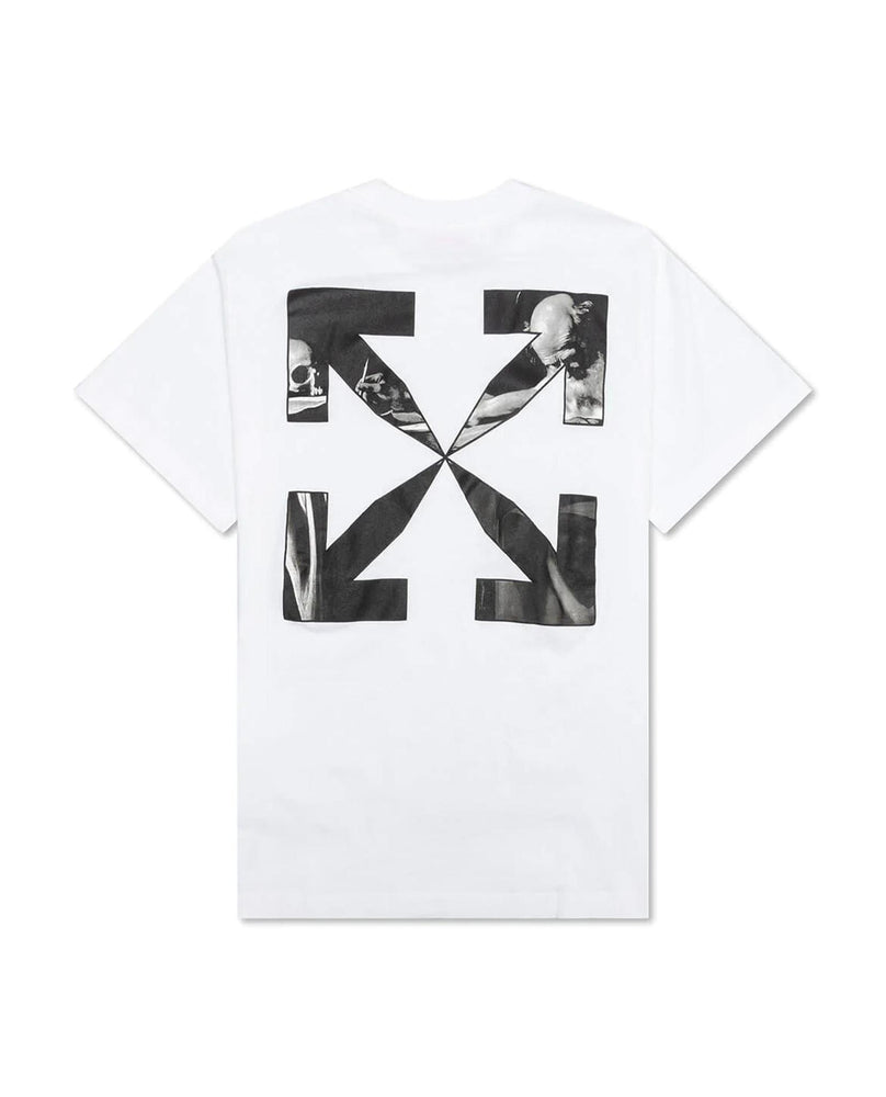 Off-White Caravaggio Arrow Slim Short Sleeve Tee White